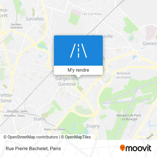 Rue Pierre Bachelet plan