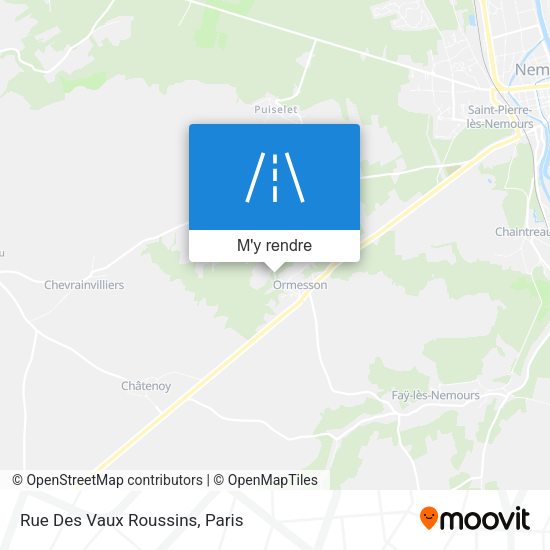 Rue Des Vaux Roussins plan