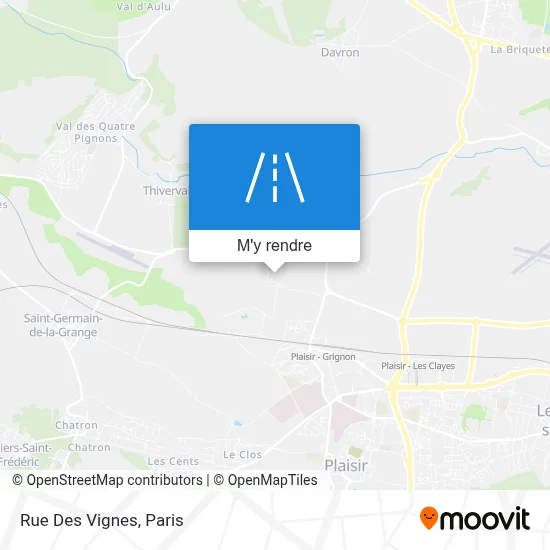 Rue Des Vignes plan