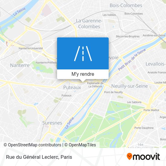 Rue du Général Leclerc plan