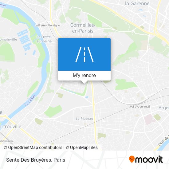 Sente Des Bruyères plan
