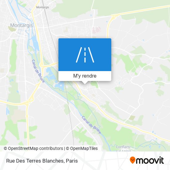 Rue Des Terres Blanches plan