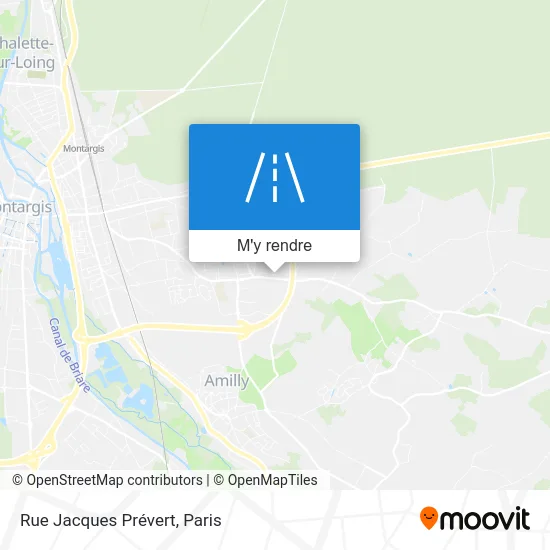 Rue Jacques Prévert plan