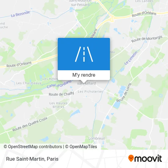 Rue Saint-Martin plan