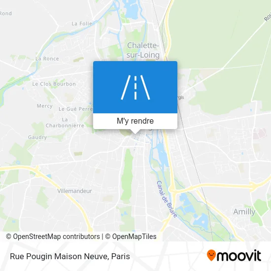 Rue Pougin Maison Neuve plan