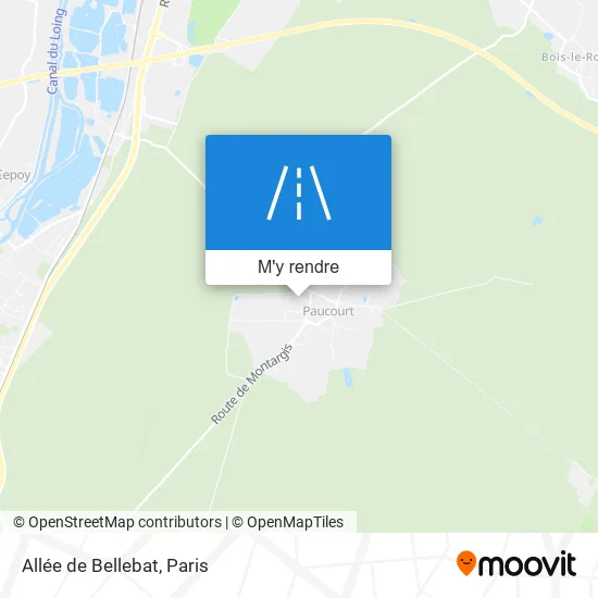 Allée De Bellebat plan