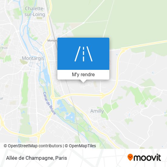 Allée de Champagne plan