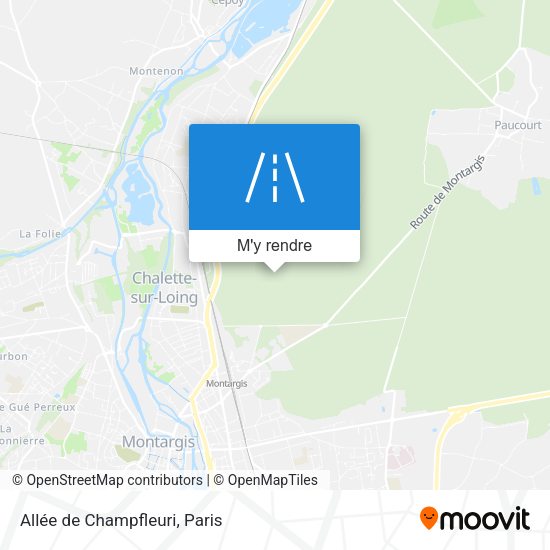 Allée de Champfleuri plan
