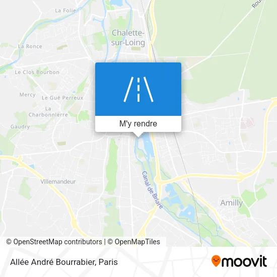Allée André Bourrabier plan