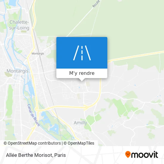 Allée Berthe Morisot plan