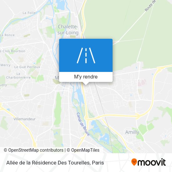 Allée de la Résidence Des Tourelles plan