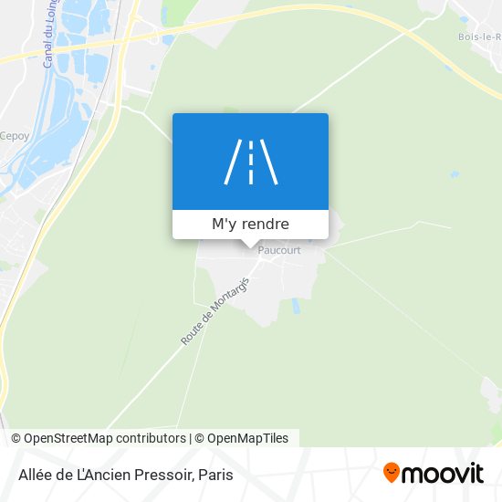 Allée de L'Ancien Pressoir plan