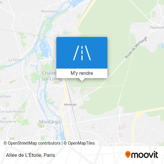 Allée de L'Étoile plan