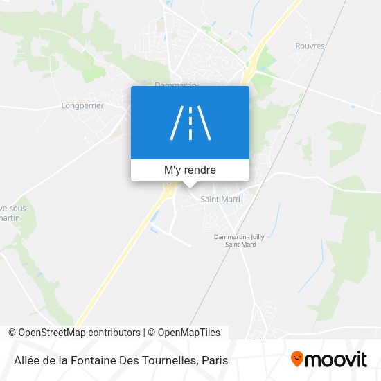 Allée de la Fontaine Des Tournelles plan