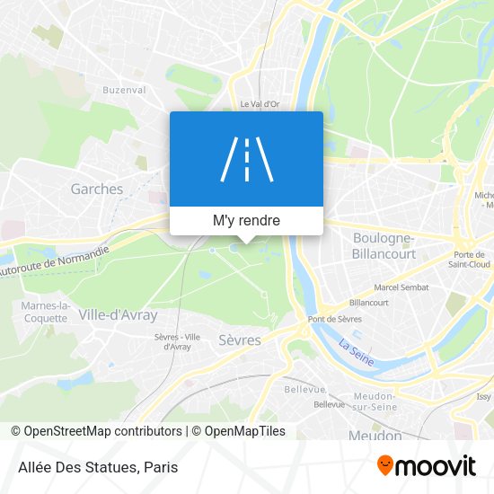 Allée Des Statues plan