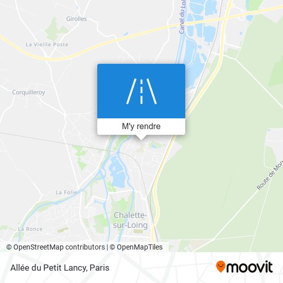 Allée du Petit Lancy plan