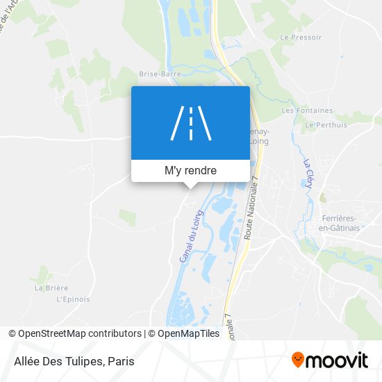 Allée Des Tulipes plan