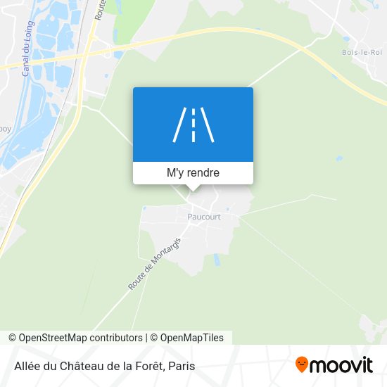 Allée Du Château De La Forêt plan