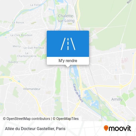 Allée du Docteur Gastellier plan