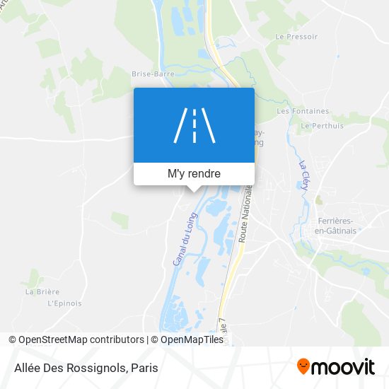 Allée Des Rossignols plan