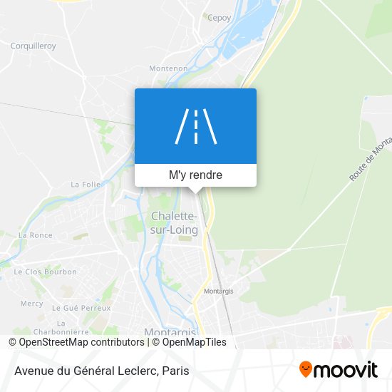 Avenue du Général Leclerc plan