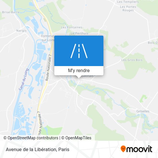 Avenue de la Libération plan