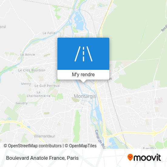 Boulevard Anatole France plan