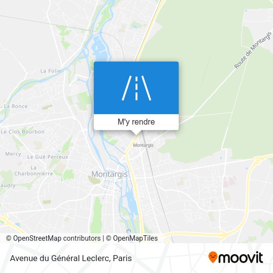Avenue du Général Leclerc plan