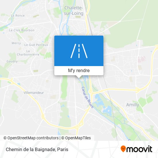 Chemin de la Baignade plan