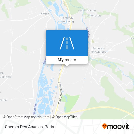 Chemin Des Acacias plan
