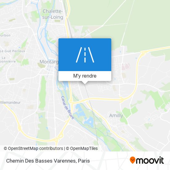Chemin Des Basses Varennes plan