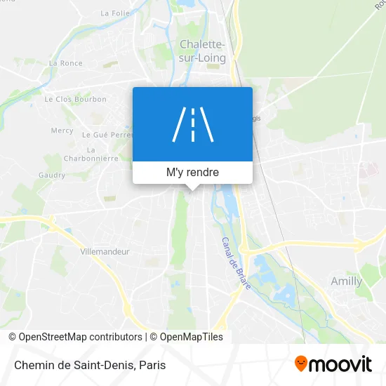 Chemin de Saint-Denis plan