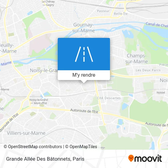 Grande Allée Des Bâtonnets plan
