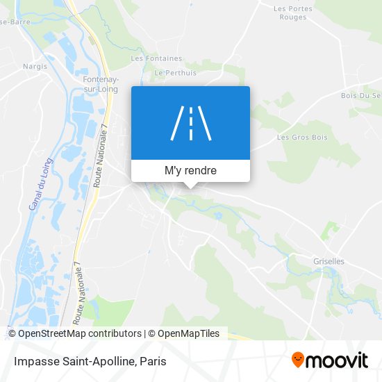 Impasse Saint-Apolline plan