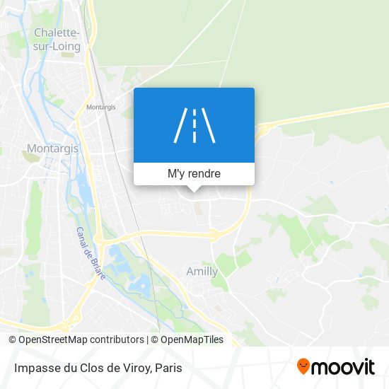 Impasse du Clos de Viroy plan