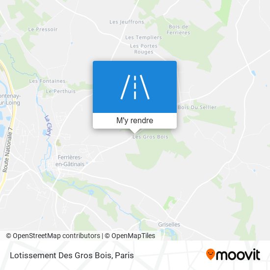 Lotissement Des Gros Bois plan