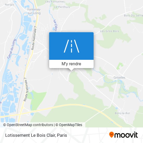 Lotissement Le Bois Clair plan