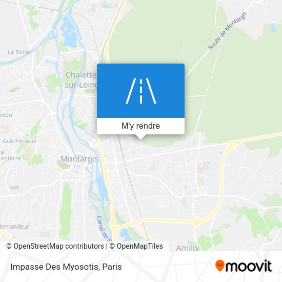 Impasse Des Myosotis plan