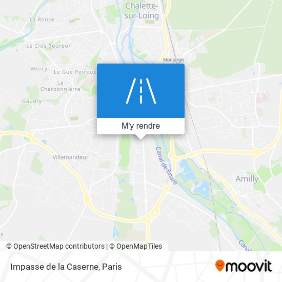 Impasse de la Caserne plan