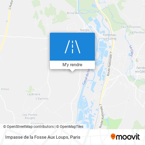 Impasse De La Fosse Aux Loups plan