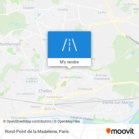 Rond-Point de la Madeleine plan