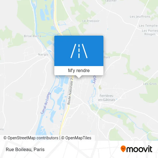 Rue Boileau plan