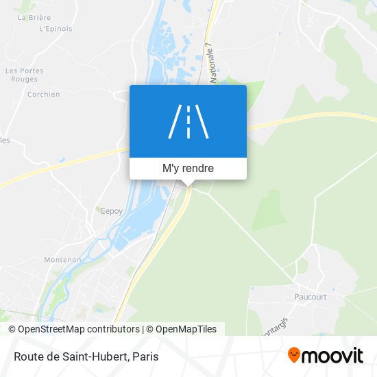 Route De Saint-Hubert plan
