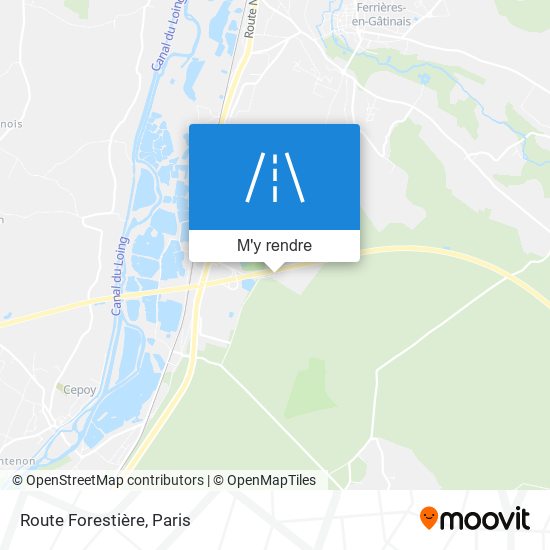 Route Forestière plan