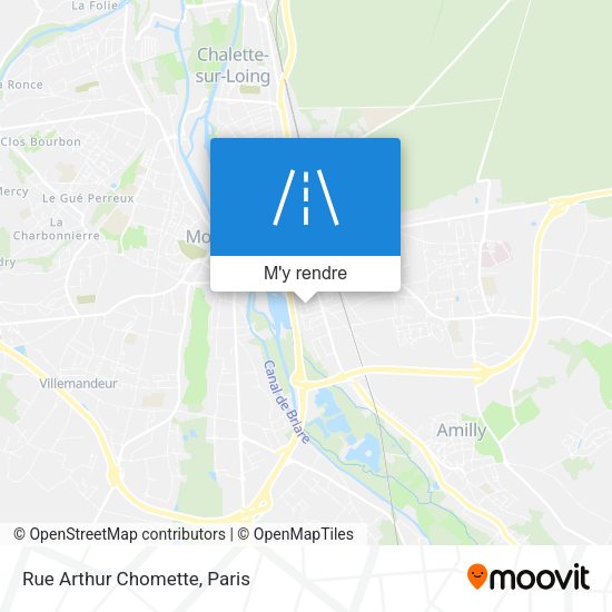 Rue Arthur Chomette plan