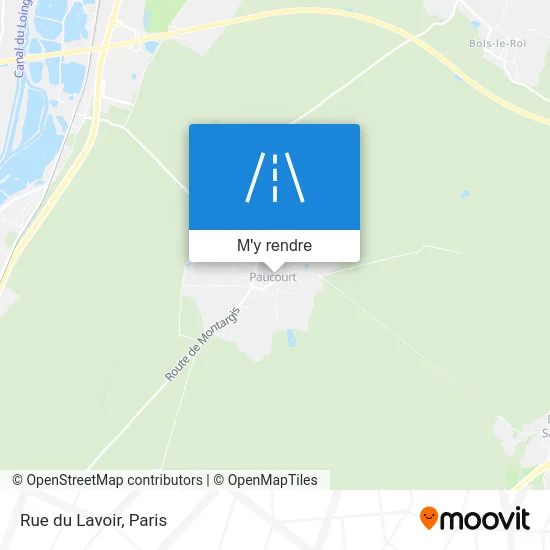 Rue du Lavoir plan