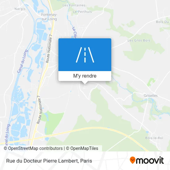 Rue du Docteur Pierre Lambert plan
