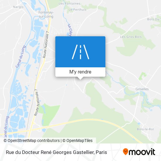 Rue du Docteur René Georges Gastellier plan