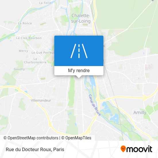 Rue du Docteur Roux plan