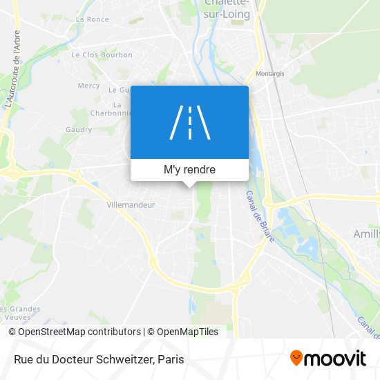 Rue du Docteur Schweitzer plan